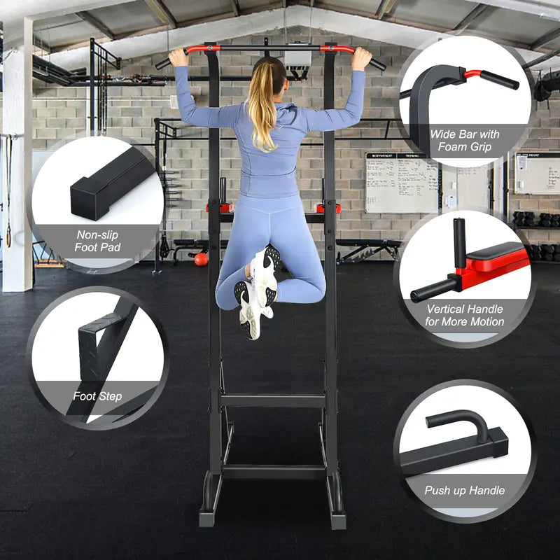 All-in-One Power Tower  Multi-Functional Pull-Up, Dip, and Push-Up Station