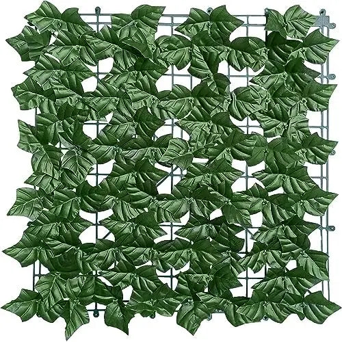 Artificial Ivy Privacy Fence 40×120 in UV-Resistant Faux Greenery for Patio, Garden, & Outdoor Decor