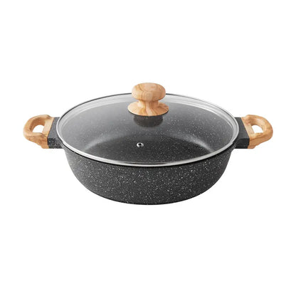 The Pioneer Woman 12-Piece Cast Aluminum Cookware Set, Nonstick, Charcoal Speckle