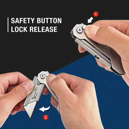 WORKPRO 3-Piece Folding Utility Knife Set  Compact Box Cutters with Quick-Change Blades