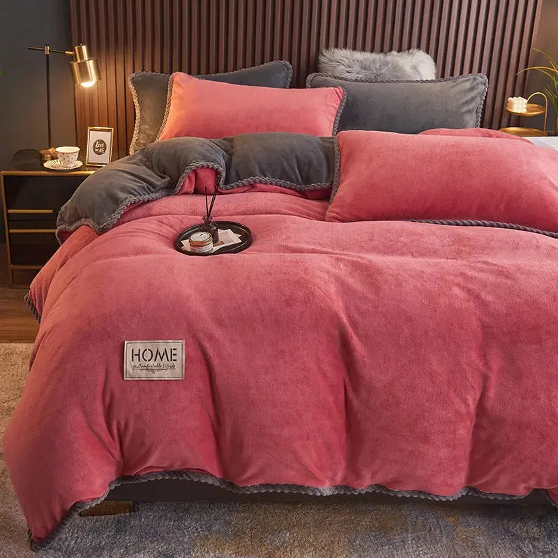 Winter Duvet Cover Set with Ultra-Soft Gentle-Touch Fabric