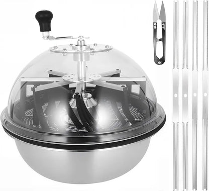 16-Inch Rotary Bud Trimmer with Upgraded Gearing and Dual-Blade System (Serrated + Straight)