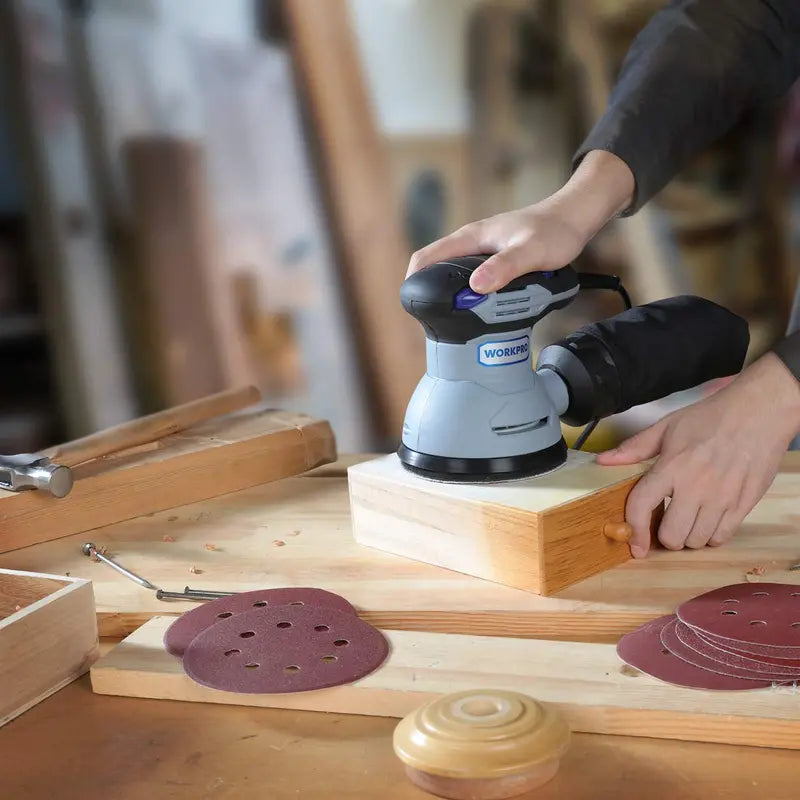 WORKPRO 150-Piece Random Orbital Sander Sanding Disc Kit