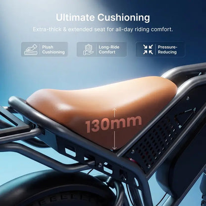 DEEPOWER QS7 High-Speed Electric Bike  1500W Peak, 32 MPH Top Velocity