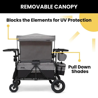 Delta Children Jeep Wrangler 4-Seat Stroller Wagon  Deluxe Model