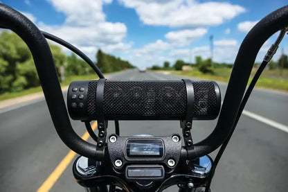 Road Thunder Waterproof Bluetooth Sound Bar  300W Motorcycle Handlebar Speaker in Satin Black