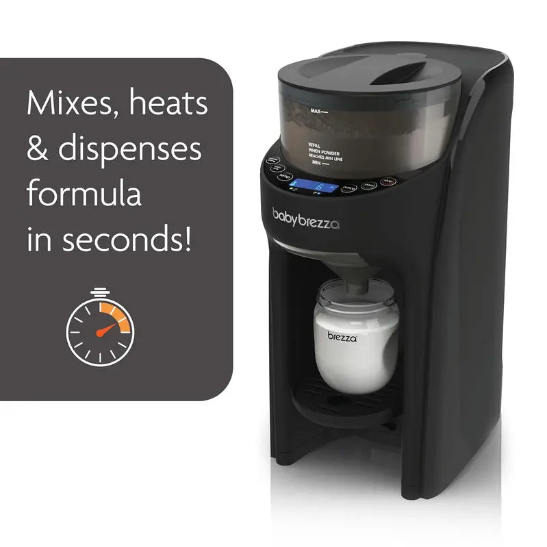 Baby Brezza Formula Pro Advanced WiFi Dispenser  Smart Formula Mixing System (Black)