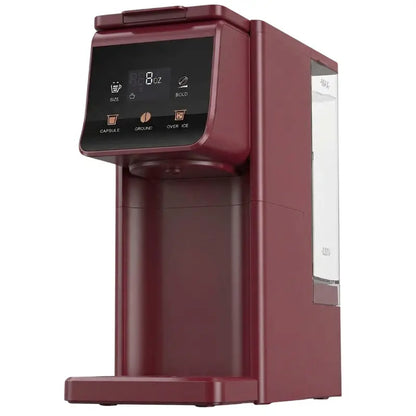 Dual-Function Single-Serve Coffee Maker for Hot & Iced Brews  52oz Reservoir, 614oz Options