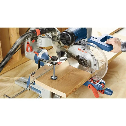 Bosch 15 Amp Corded 10 in. Dual-Bevel Sliding Glide Miter Saw with 60-Tooth Saw Blade with Bonus 32-1/2 in. Folding Leg Stand CM10GD+GTA3800