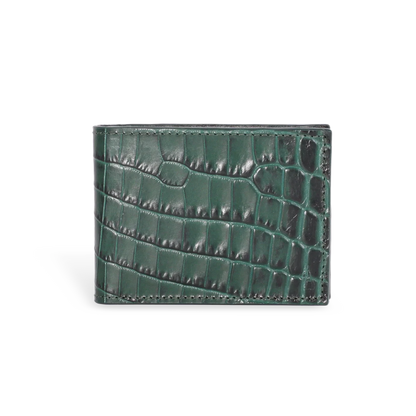 Cléry - Cuir Embossé Croco Vert