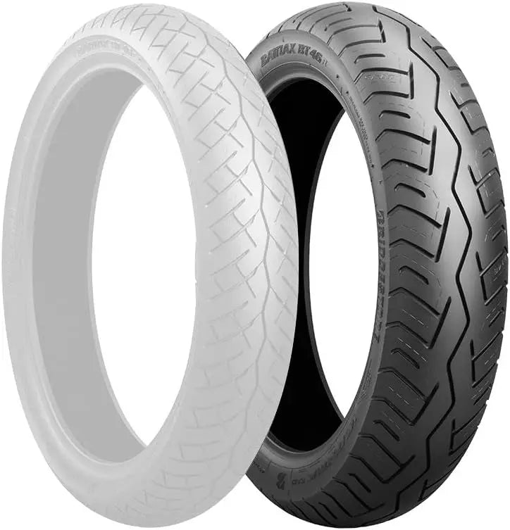 Bridgestone Battlax BT46 130/70-18 Rear Motorcycle Tire  Enhanced Wet Grip, Bias Construction