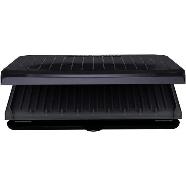 George Foreman 9-Serving Indoor Grill & Panini Press  Gunmetal Grey, Removable Plates