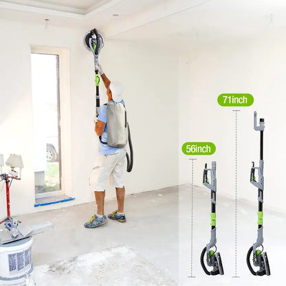 WORKPRO 720W Vacuum-Ready Drywall Sander  Dust-Reducing Electric Sanding System