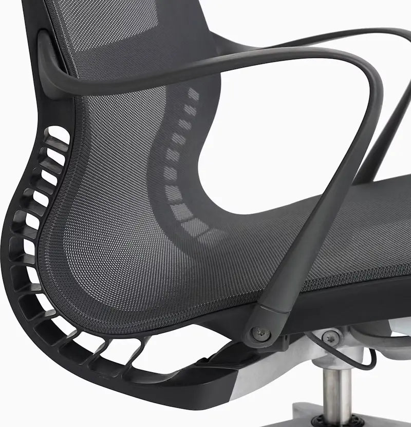 Setu Chair with Armrests  Flexible Kinetic Support &amp; Four-Way Adjustable Arms