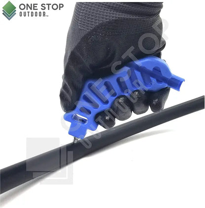 2-in-One Drip Irrigation Tubing Hole Punch and Fitting Insertion Tool  for Easier 1/4