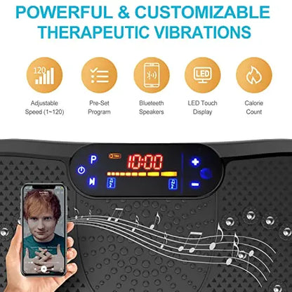 AXV Whole-Body Vibration Platform  Fitness Exercise Machine with Adjustable Intensity Levels
