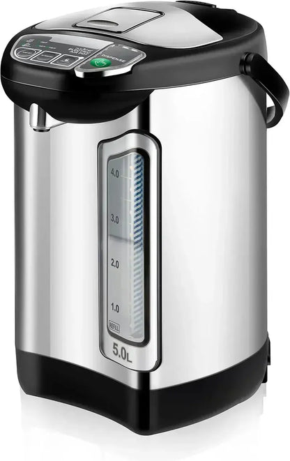 NutriChef 8L Electric Hot Water Dispenser with Rapid Heating and Beverage Safety Features