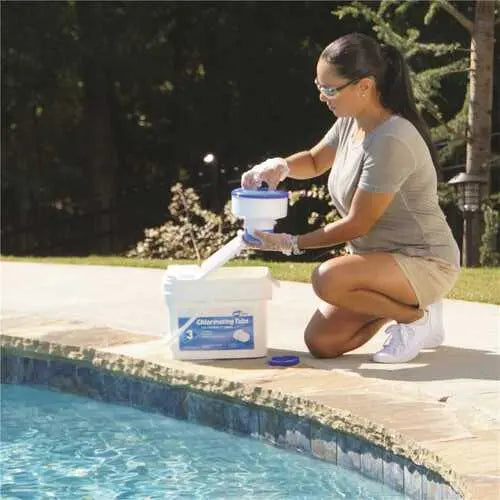 Pool Time 35 lb Chlorinating Tablets  Slow-Dissolving Sanitizer for Residential Pools