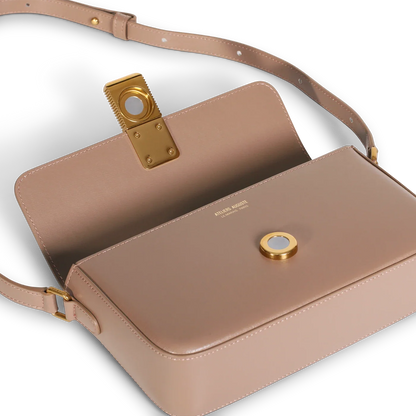 Monceau Baguette - Cuir Box Taupe