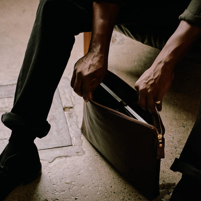 Flight Folio XL - Brown Leather