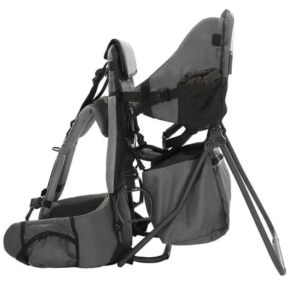 ClevrPlus All-Terrain Baby Backpack Carrier with Adjustable Seat and Ventilated Back Support