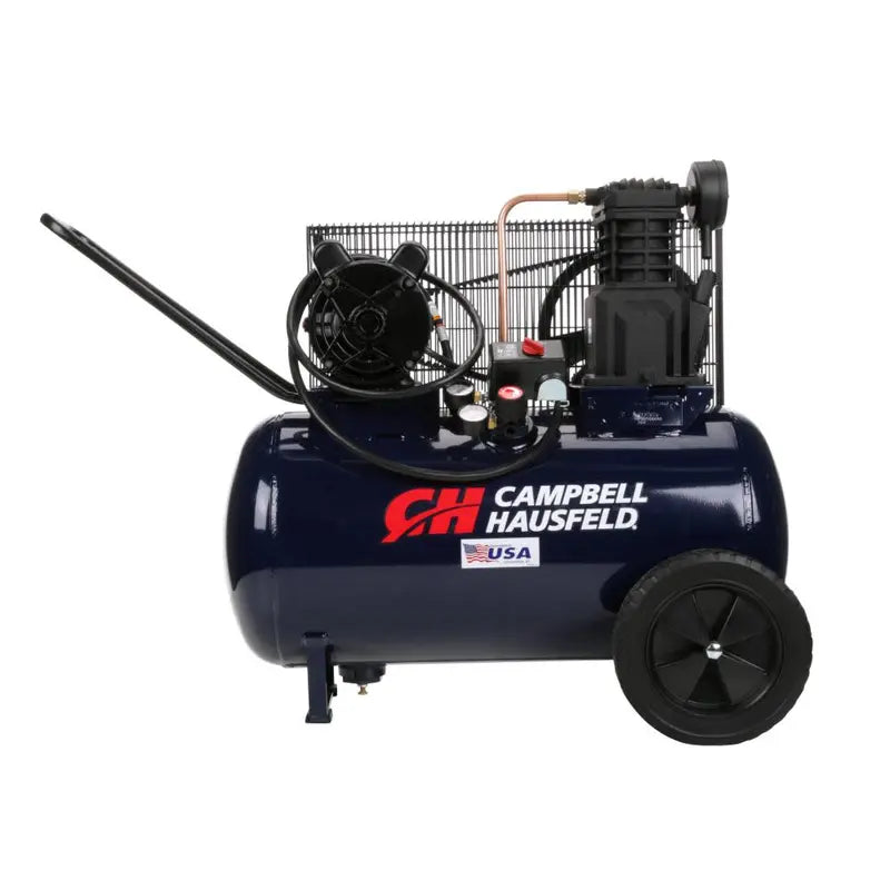 20-Gallon Portable 135-PSI Electric Horizontal Air Compressor