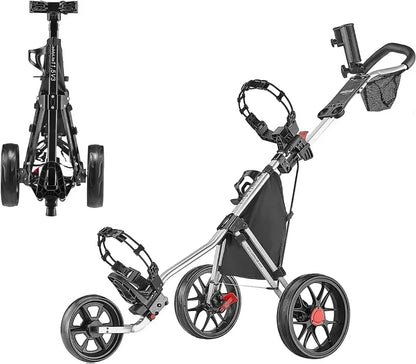Caddytek CaddyLite 11.5 V3 3 Wheel Golf Push Cart   SuperLite Deluxe, Lightweight