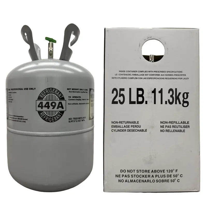 25 lb R449A Refrigerant  Low-GWP Alternative for Medium-Temperature Refrigeration Systems