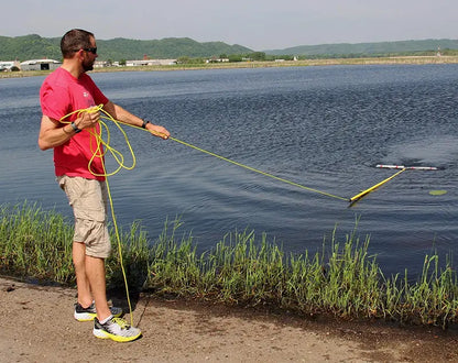 Jenlis WRZRK18 Collapsible Aluminum Lake & Landscape Weed Rake  102 x 7 x 5 x 36 in.