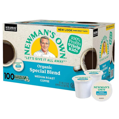 Newman’s Own Extra Bold Medium Roast Coffee K-Cups, 100ct, Keurig Compatible