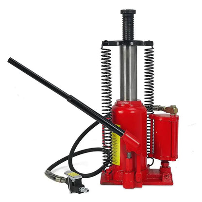 20-Ton Air-Hydraulic Bottle Jack  40,000 lb Manual Lifting Capacity
