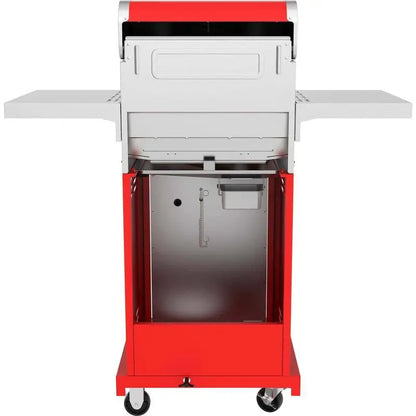 Nexgrill 2-Burner Red Propane Grill  Stainless Steel, 28,000 BTU, Space-Saving Outdoor Cooking Station