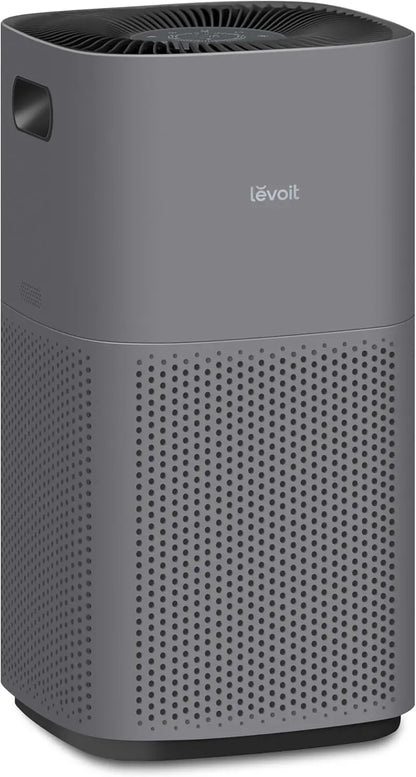 Levoit Core400S-P Smart Air Purifier: AHAM-Certified, Auto Mode & Real-Time Air Quality Monitor for Large Rooms (1,733 sq. ft), Pet Allergy & Smoke Relief