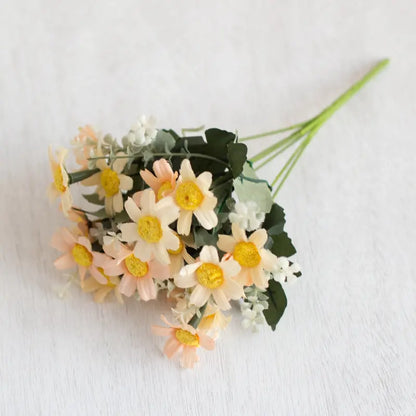 Christmas Silk Flower Ornaments  Festive Artificial Floral Accents for Holiday Decor