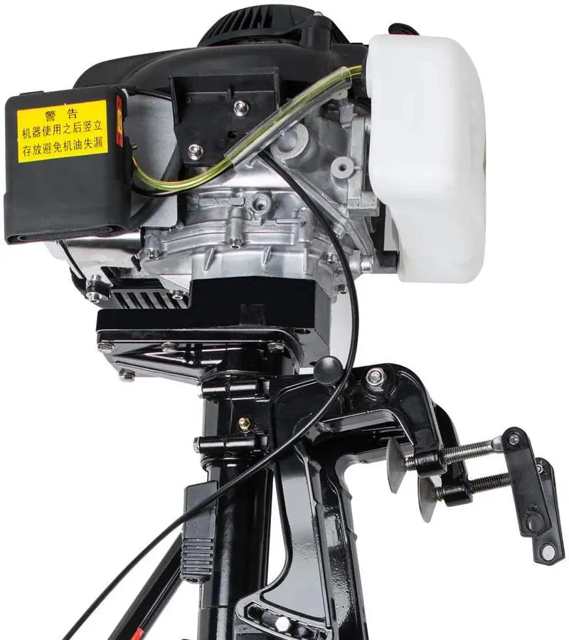 Funchic 3.6 HP 4-Stroke Outboard Motor  55cc Air-Cooled Engine for Inflatables & Small Boats