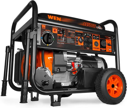 WEN Tri-Fuel Generator  14,500W 120V/240V Output for Gas, Propane, or Natural Gas