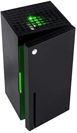 Xbox Official Gear Series X Mini Fridge Thermoelectric Cooler, 10L Capacity, 12 Can Holder, USB Port, AC/DC Powered