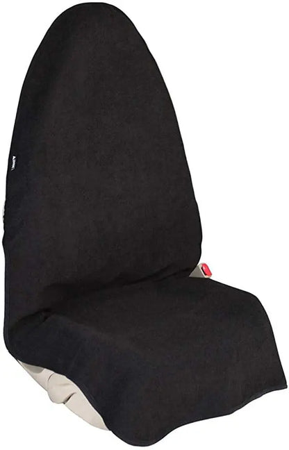 Leader Accessories 100% Waterproof Anti-slip Backing Front Towel Seat Cover  for Cars Truck SUV,Black