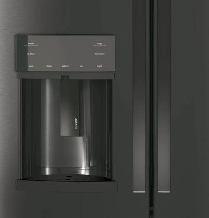 GE Appliances PFE28KBLTS French Door Refrigerator  36-Inch Wide, Black Stainless Steel Finish