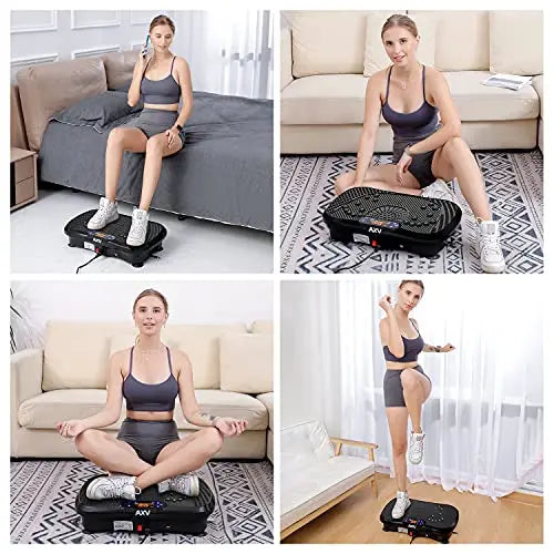 AXV Whole-Body Vibration Platform  Fitness Exercise Machine with Adjustable Intensity Levels