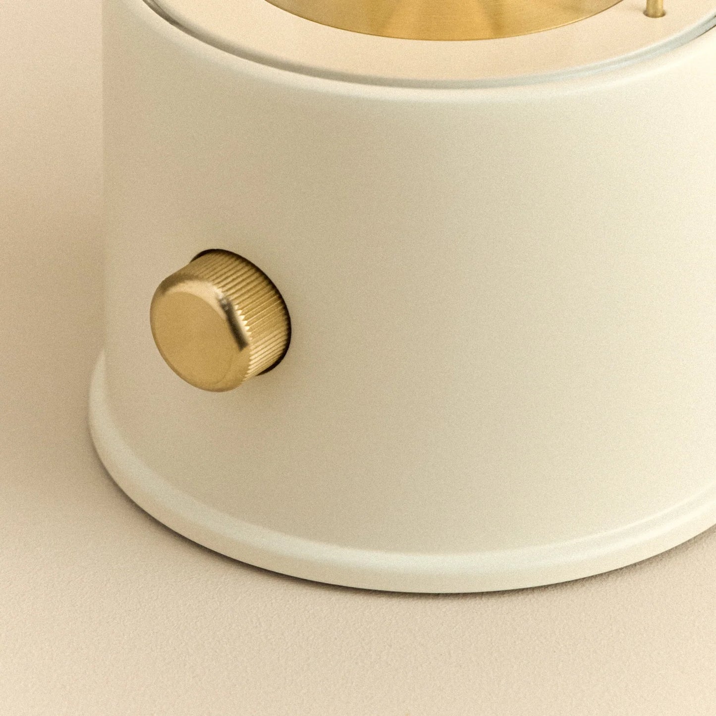 The Muse 2.0 Portable Lamp in Candlenut White
