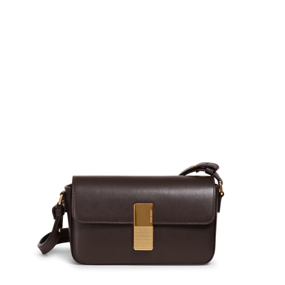 Monceau Baguette - Cuir Box Chocolat