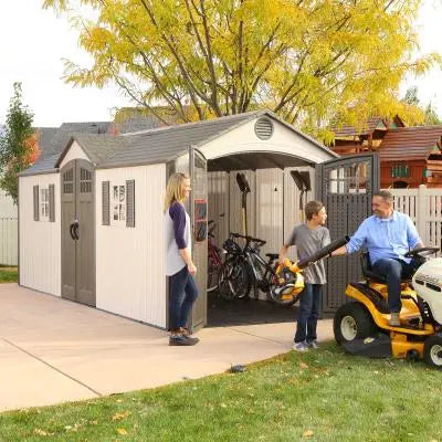 20′ x 8′ Heavy-Duty Outdoor Storage Shed  Weather-Resistant Garden & Tool Enclosure
