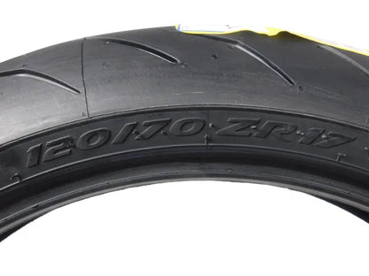 Pirelli Diablo Rosso III Motorcycle Tires  120/70ZR17 Front + 240/45ZR17 Rear with Keychain