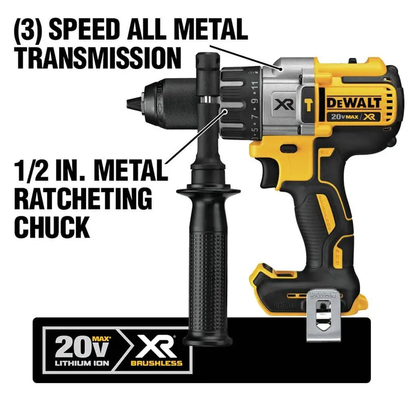 DEWALT 20V MAX XR Cordless Brushless Hammer Drill/Impact 2 Tool Combo Kit with (2) 20V 4.0Ah Batteries and Charger DCK299M2