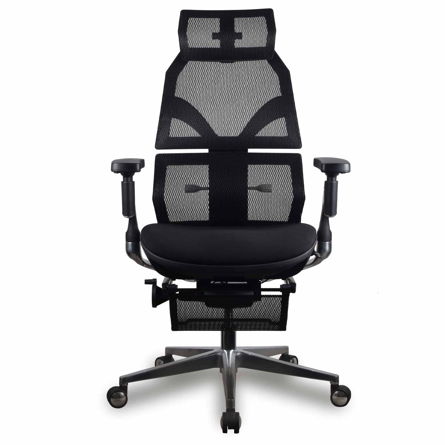 Chaise ergonomique de bureau - AURA PREMIUM Noire en mousse et maille