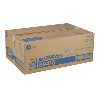 Georgia-Pacific enMotion White Premium Touchless Roll Towel, 425′ x 8.25″ (6 Roll)