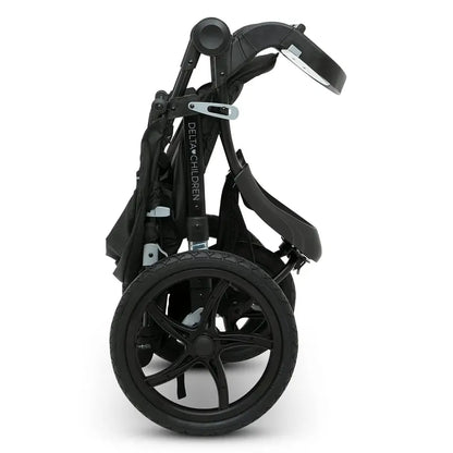 Delta Children Apollo Jogging Stroller  Shock-Absorbing Frame, Spacious Canopy, Recline Function