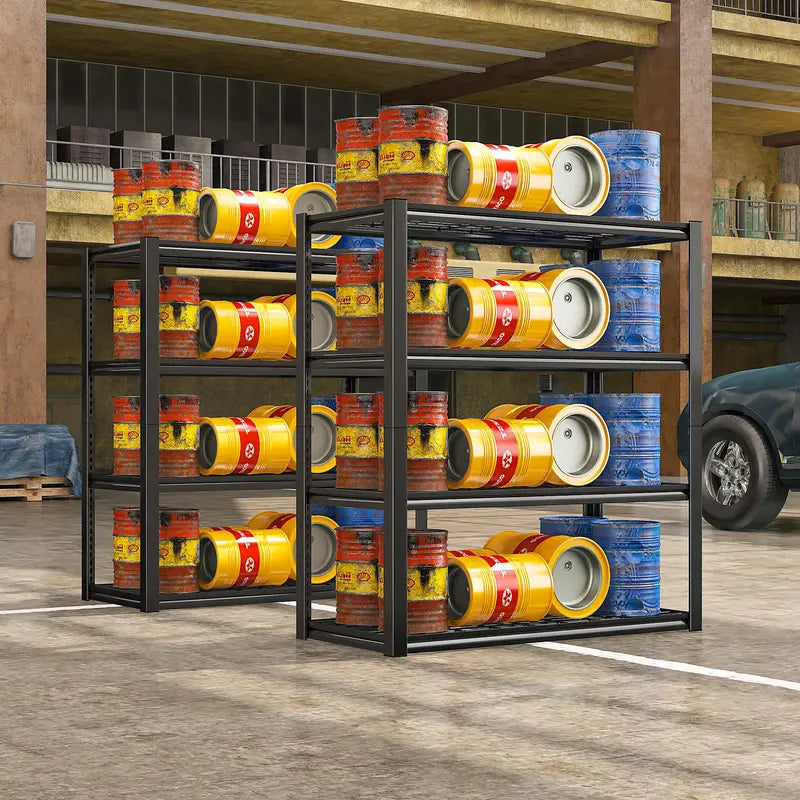 REIBII Heavy Duty Metal Garage Shelving 40¡å Wide, 2240 LBS Capacity, Adjustable Storage Shelves for Home &amp; Commercial Use