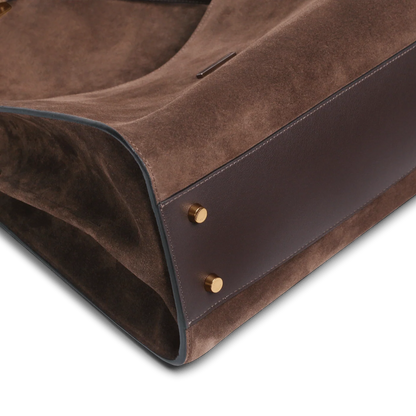Amelot  - Cuir Velours Chocolat